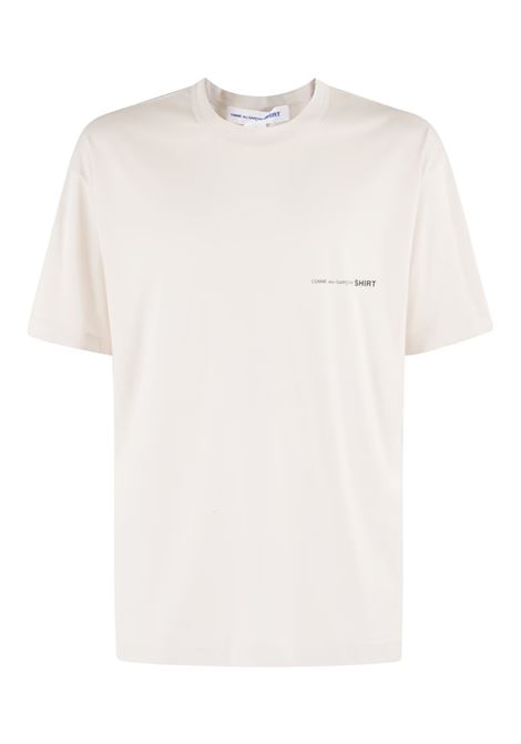 t-shirt knit uomo beige COMME DES GARÇONS SHIRT | FO-T0244